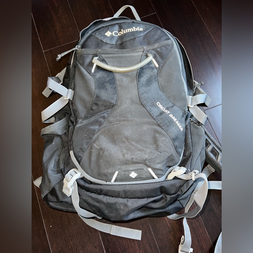 Columbia Circuit Breaker Backpack Black Laptop Travel Hiking School - Picture 5 of 7